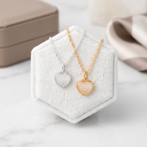Trauerschmuck Kettenanhänger - kleines Herz mit Haaren oder Asche