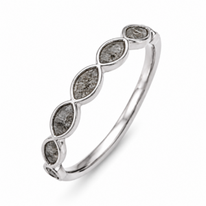 Trauerschmuck Ring - Asche silber