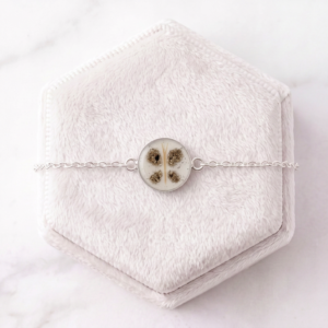 Trauerschmuck Armband - Schmetterling aus Asche